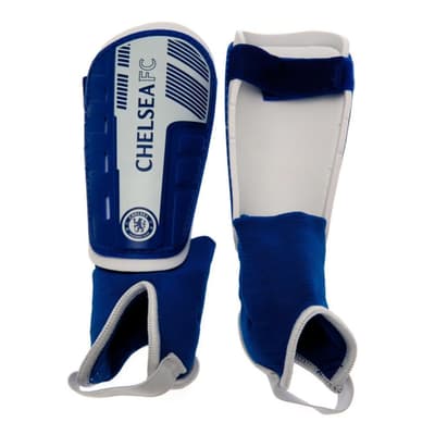 Chelsea FC Childrens/Kids Youths Shin and Ankle Pads