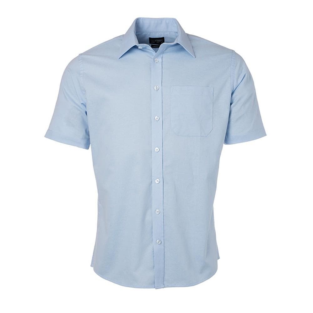 James and Nicholson Mens Shortsleeve Oxford Shirt