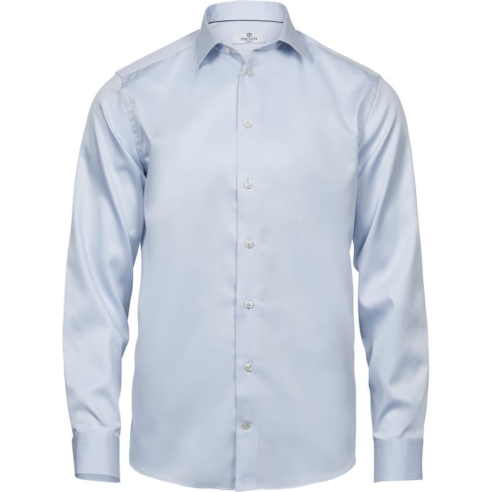 Tee Jays Män Luxury Fit Fit långärmad Oxford-skjorta