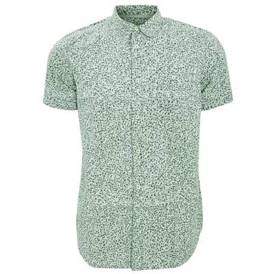 Bench Mens Liberal All Over Print Short Sleeve Shirt