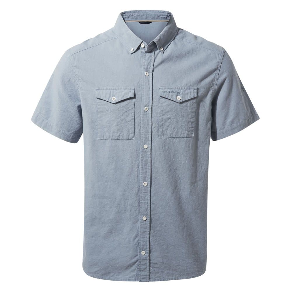 Craghoppers Mens Kiwi Linen Short Sleeved Shirt