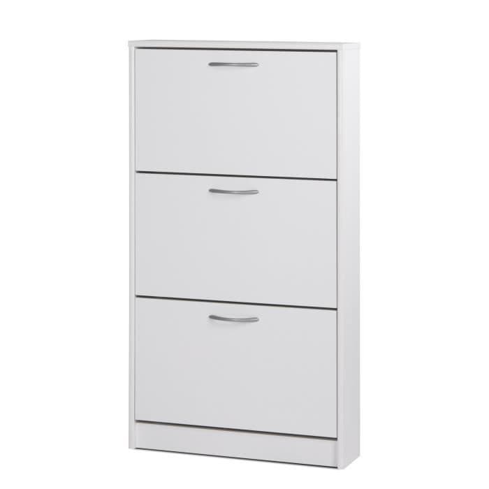 WIESBADEN Skoskåp - Modern stil - Vit - L 58 cm