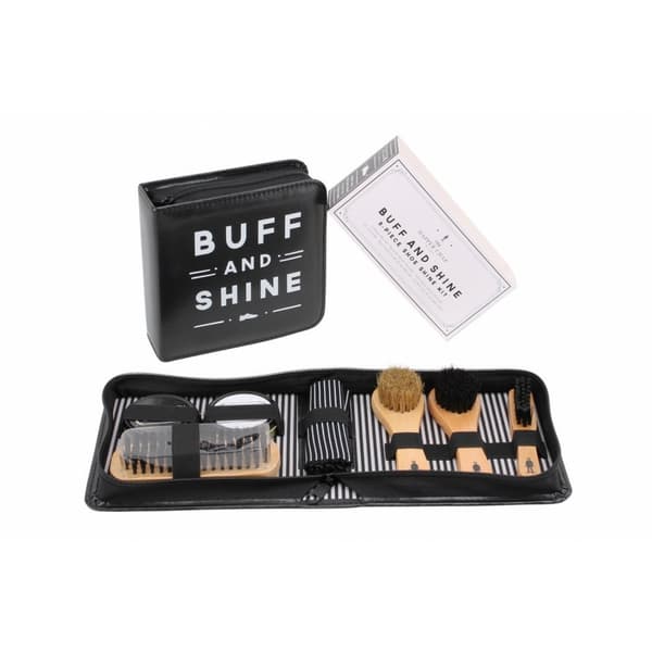 CGB Giftware Dapper Chap Buff Och Shine Shoe Cleaning Kit