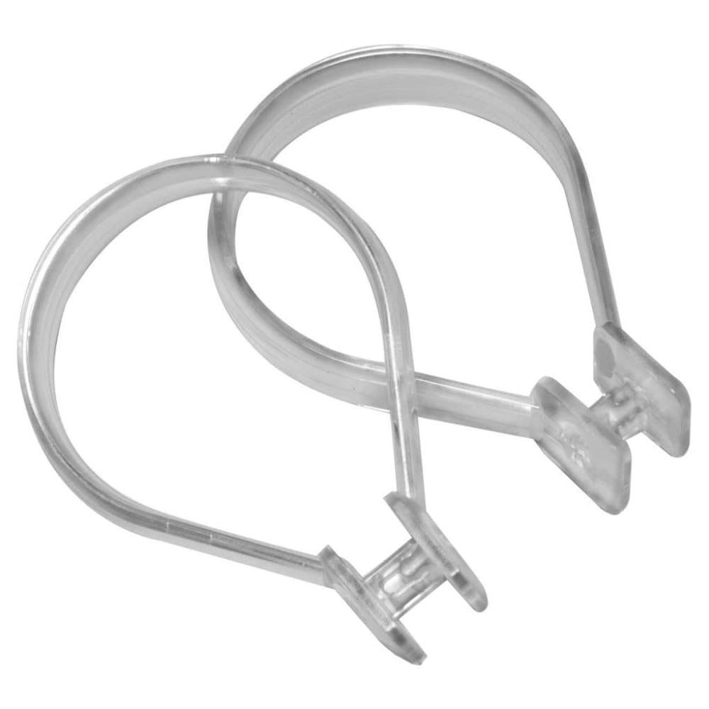Sealskin 406081 ringe til badeforhæng, 12 stk., Gennemsigtig, 251060200