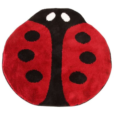 Eurobano Ladybird Shaped Area Mat/Rug