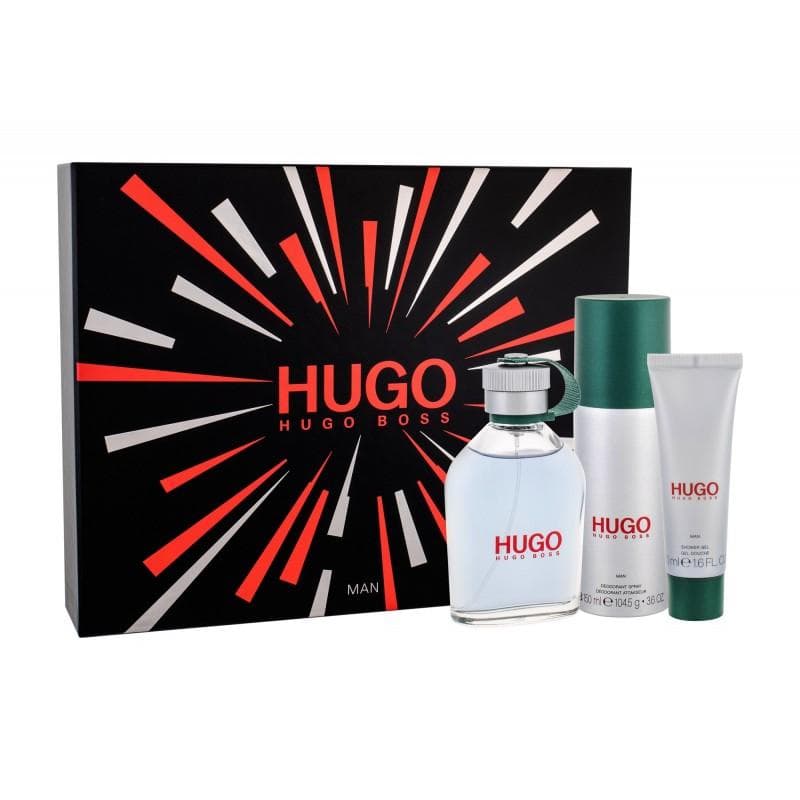 Hugo Boss Hugo Man Edt 125ml + Deospray 150ml + Showergel 50ml Giftset