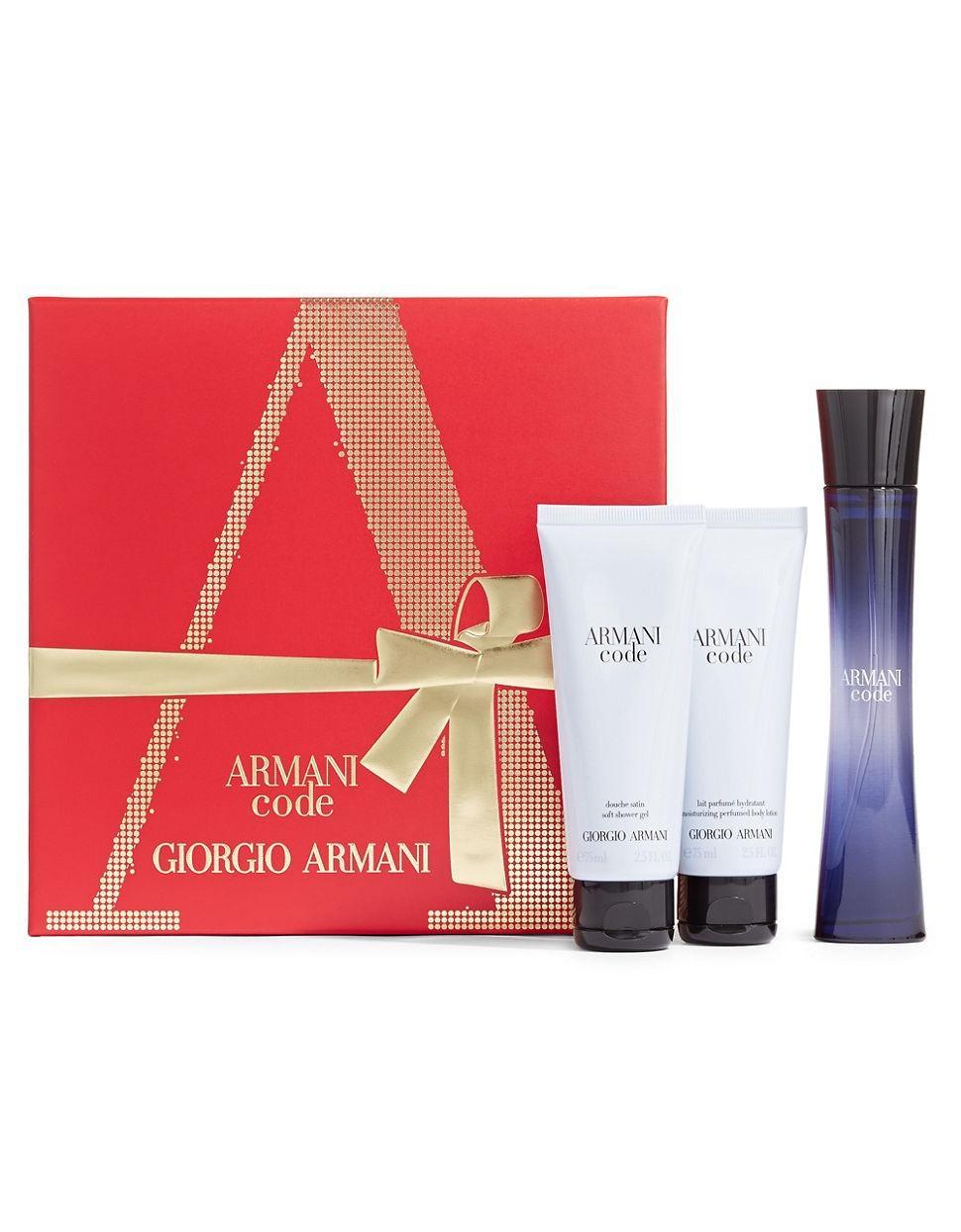 Armani Code Women Edp 75ml + Body Lotion 75ml + Showergel 75ml Giftset