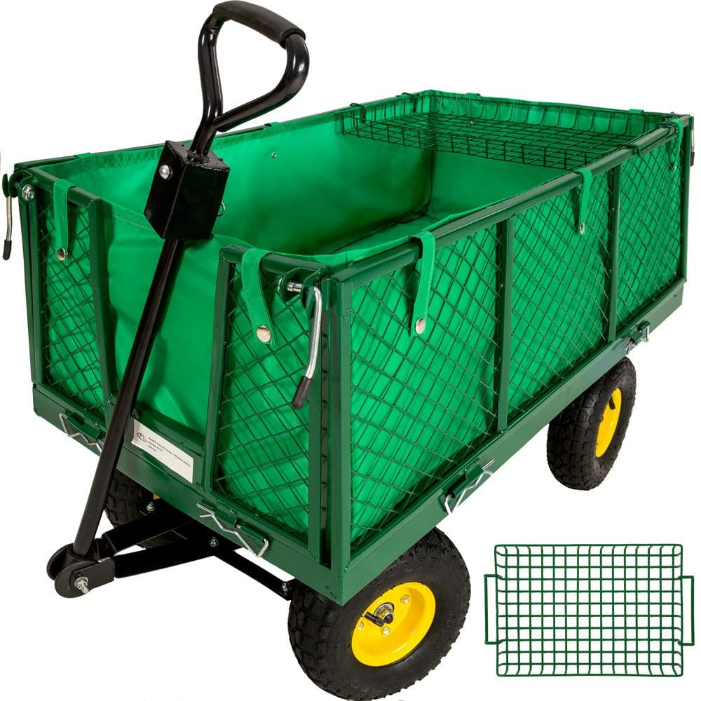 Skrinda med hyllplan max 550 kg - grön