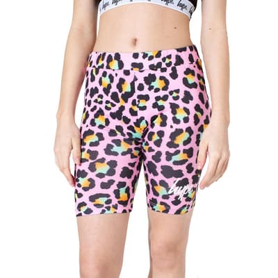 Hype Girls Disco Leopard Cycle Shorts