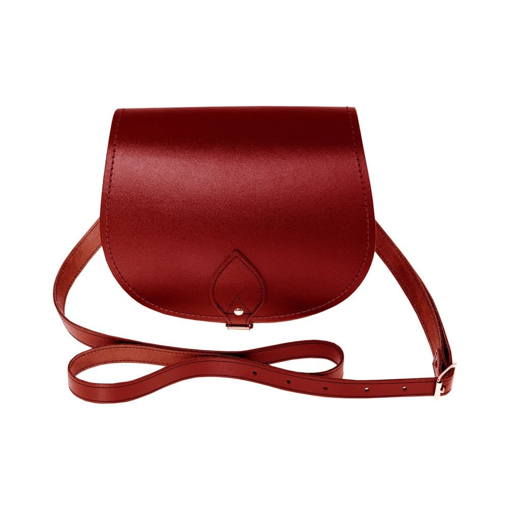 Zatchels Womens/Ladies Handcrafted Leather Saddle Bag (British Made)