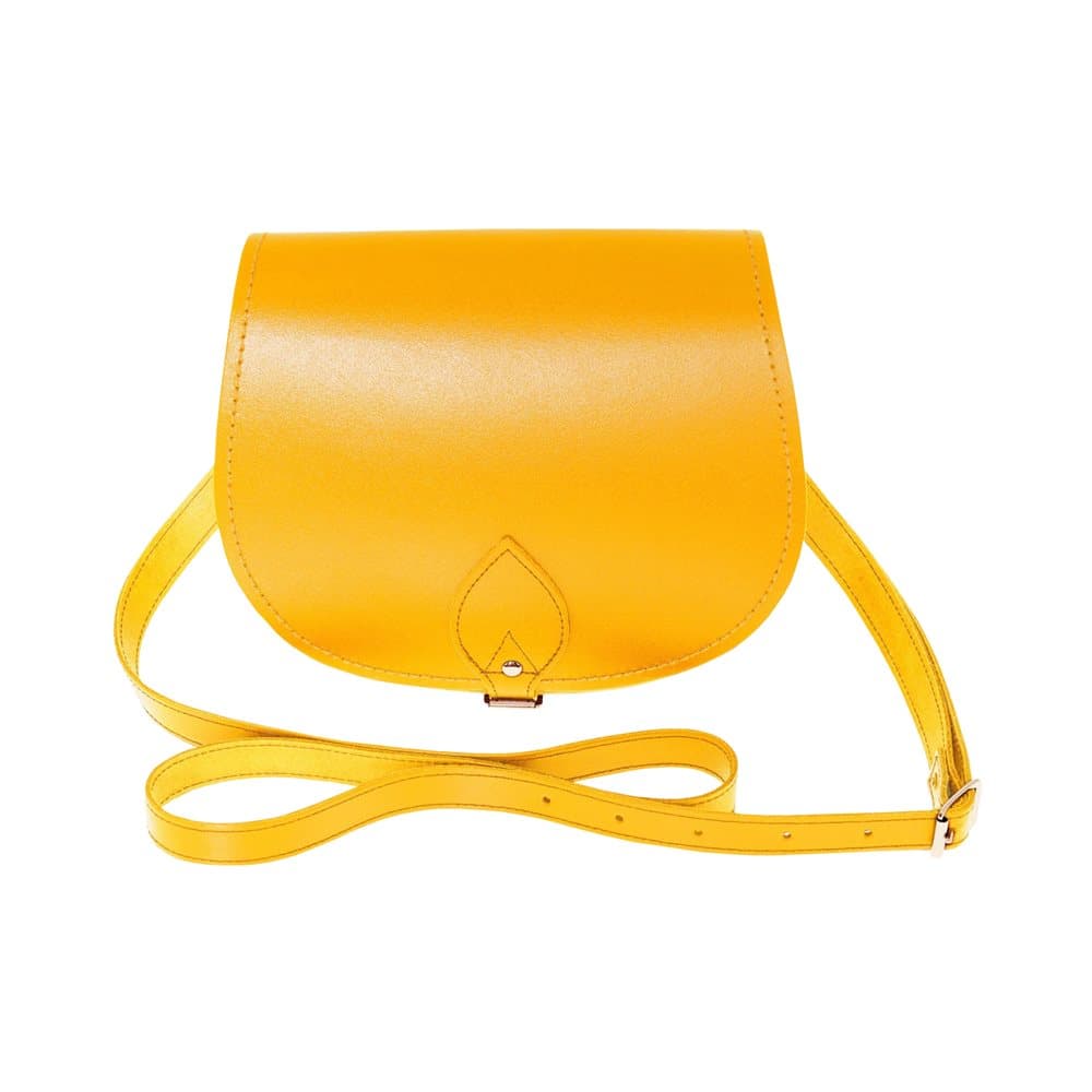 Zatchels Womens/Ladies Handcrafted Leather Saddle Bag (British Made)