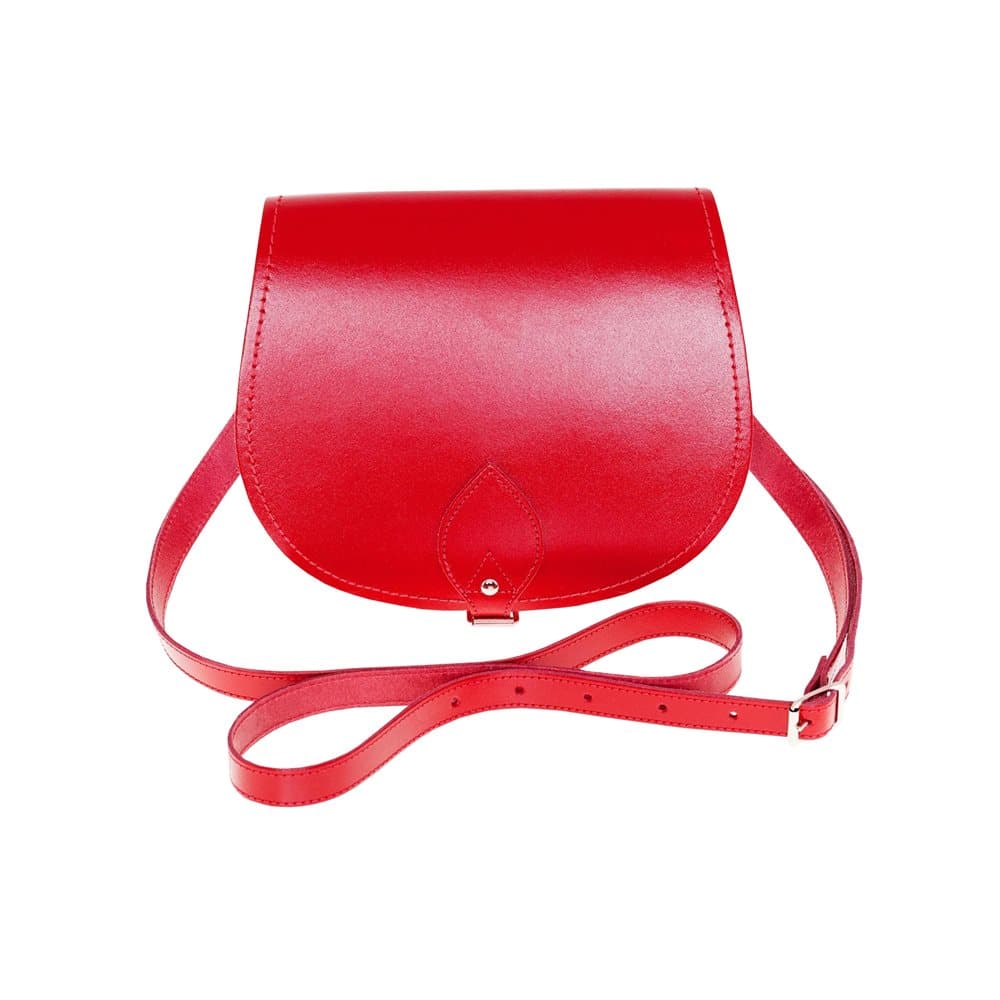 Zatchels Womens/Ladies Handcrafted Leather Saddle Bag (British Made)