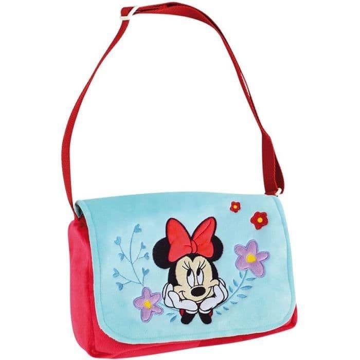 Jemini Disney Minnie plysch messenger väska h.22 x l.30 cm för barn