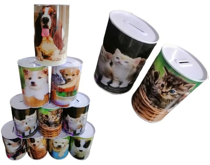 2-Pack Hund/Katt sparbössor - sparbössa