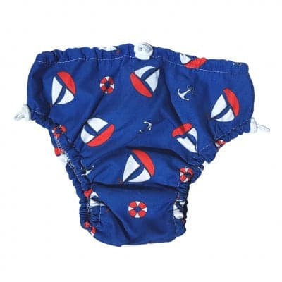 Babysimbyxa badblöja Navy Marine XXL (15-18 kg)