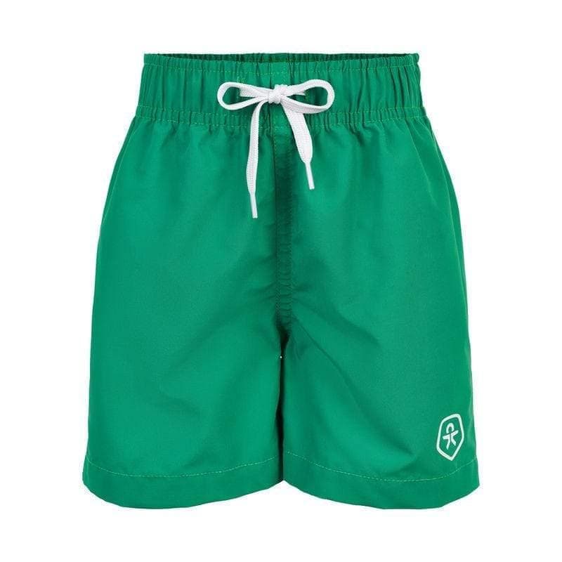 Color Kids Badeshorts UPF 30+ - Golf Green