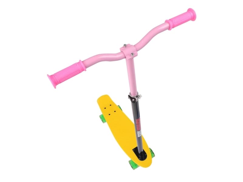 Maronad Retro Minicruiser Skateboard + Maronad Stick Gul/Pink