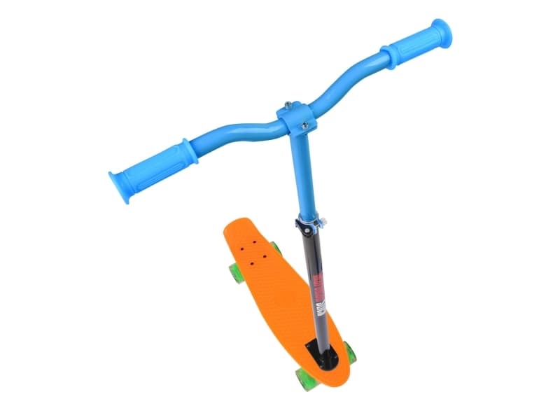 Maronad Retro Minicruiser Skateboard + Maronad Stick Orange/Blå