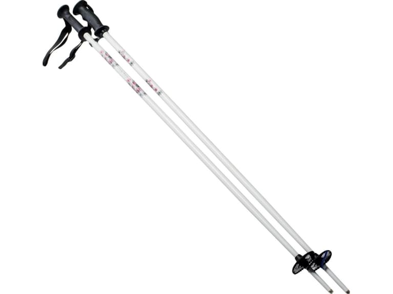 Martes Ski poles Snowflake JR white 105cm