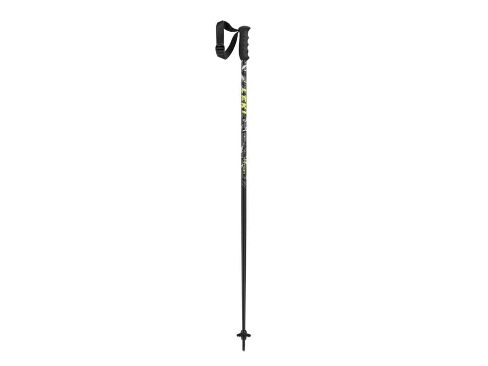 LEKI Mitch, Friåkning, 115 cm, Vuxen, Unisex, Svart, Grå, Gul, Bild