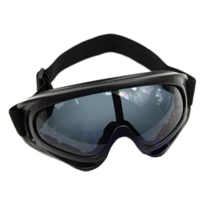 Skidglasögon - MX - MC - Moppe unisex svarta smoke