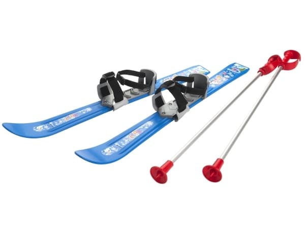 Ski til Børn 70 cm med skistave, Blå