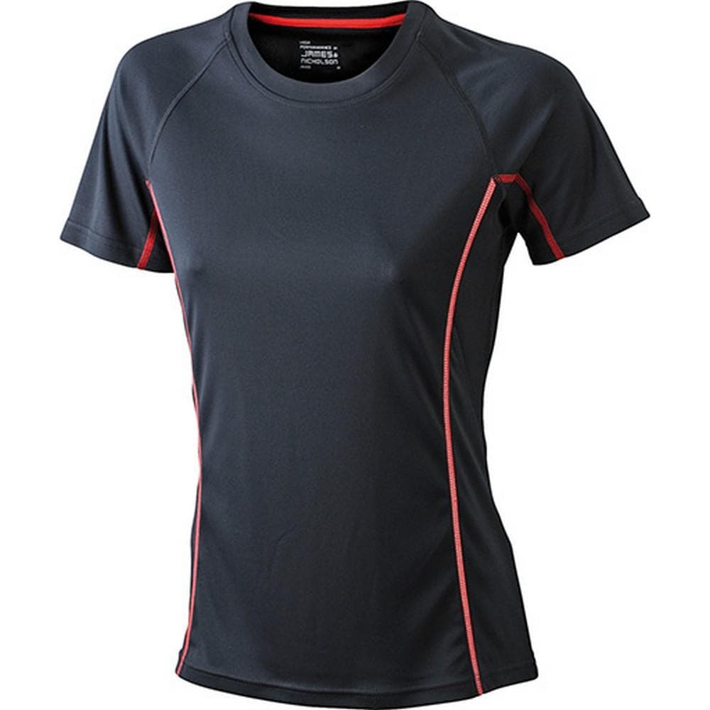 James and Nicholson Kvinnor / damer som kör reflex T-shirt