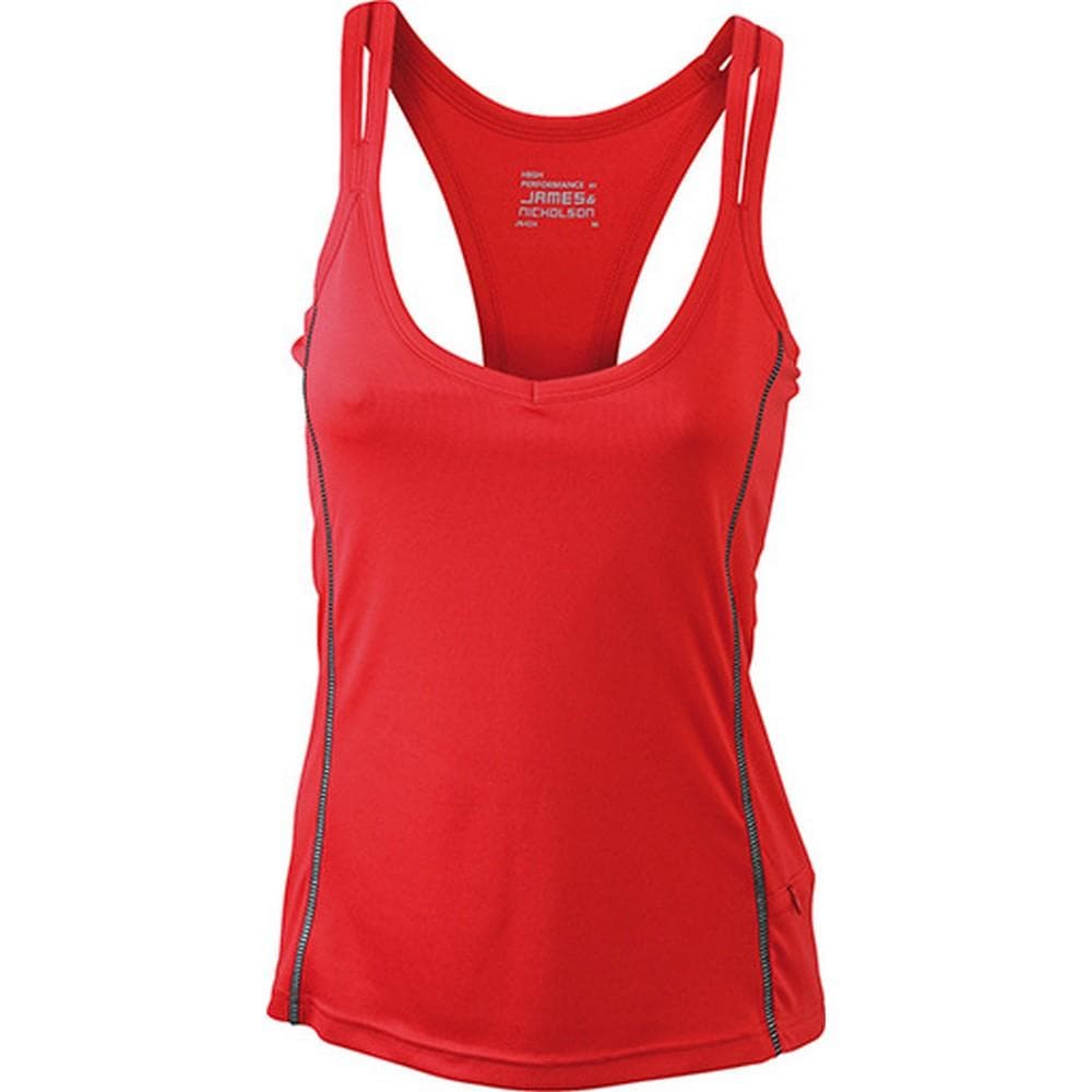 James and Nicholson Kvinnor / damer som kör reflex tank top