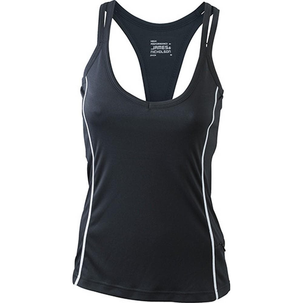 James and Nicholson Kvinnor / damer som kör reflex tank top