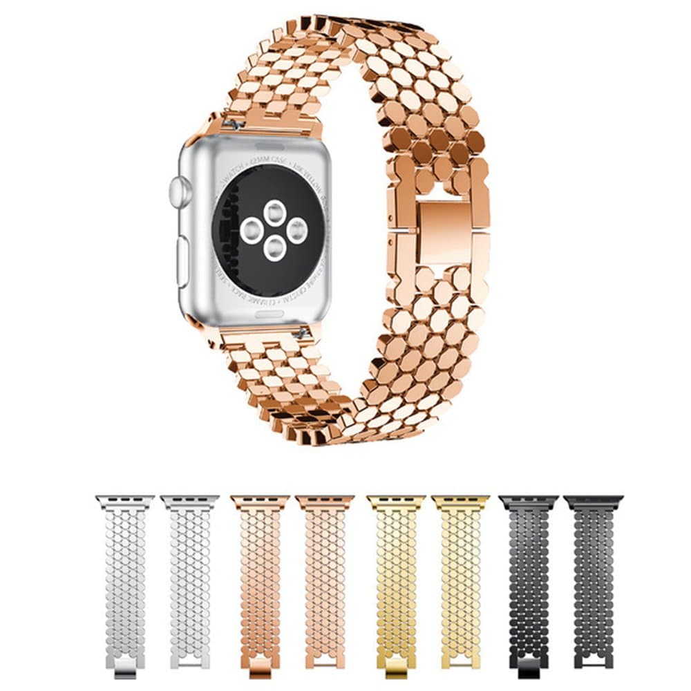 Robust Länk för Apple Watch 38mm "3/2/1" (Rostfritt Stål)