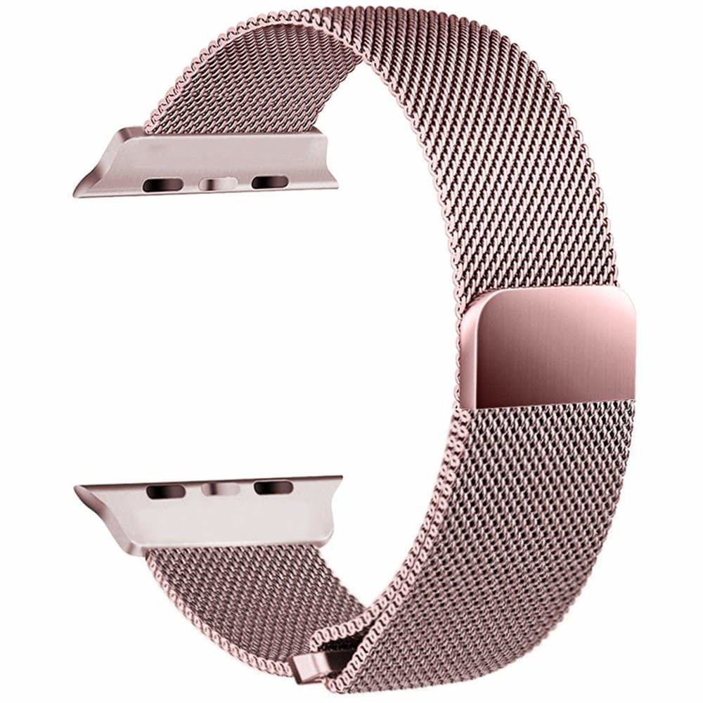 Apple Watch 1/2/3 armbånd Milanesisk loop 42 mm - roserosa