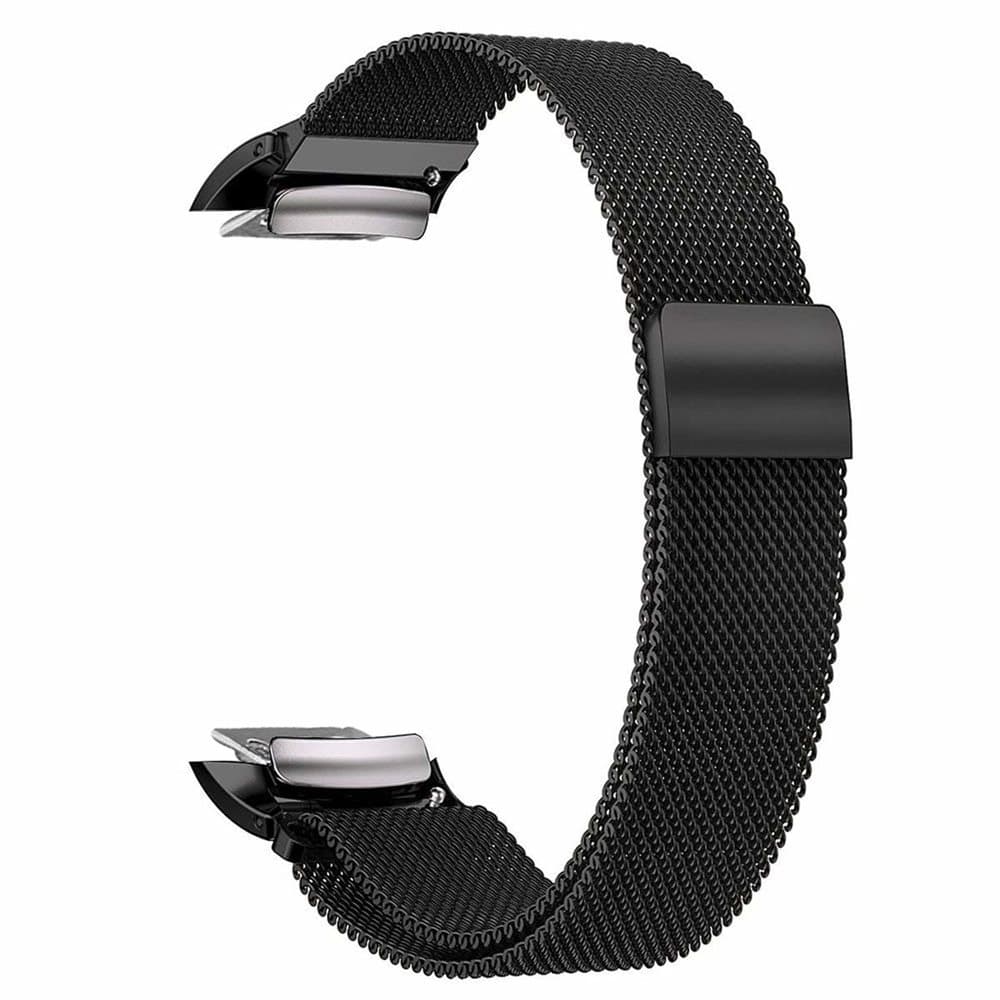 Rannekoru Samsung Gear Fit 2 - Milanese-silmukka - musta S