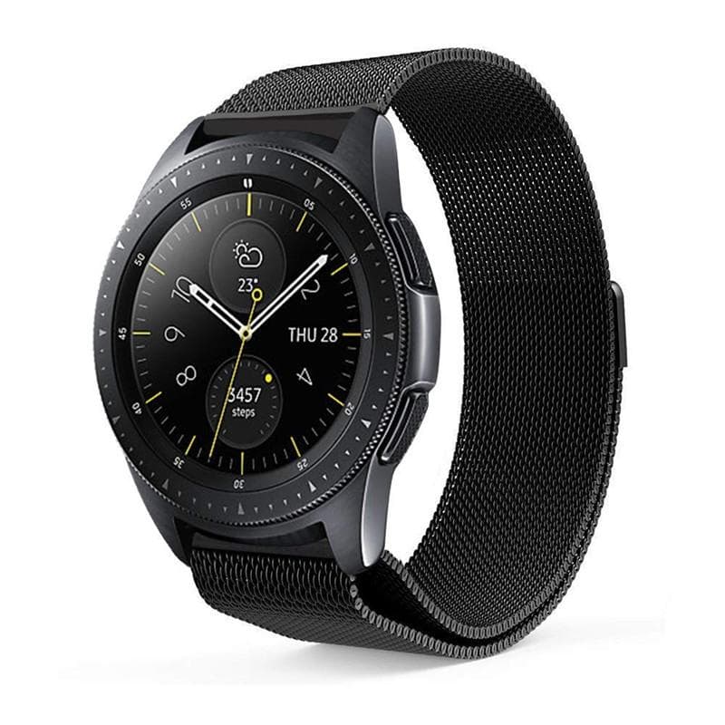 Armbånd Samsung Galaxy Watch 42mm Gear Sport Milanese - svart
