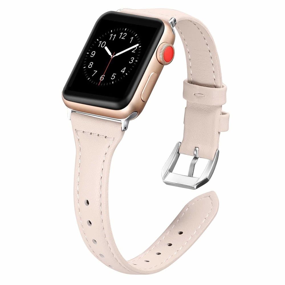 Apple Watch armband 38 mm äkta läder - apricot