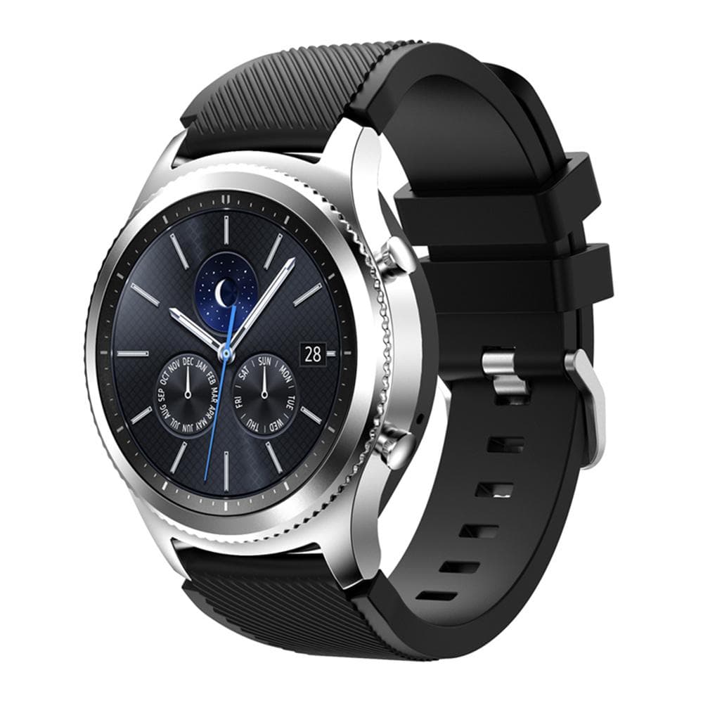 Samsung Gear S3 Frontier / klassinen rannekoru - musta