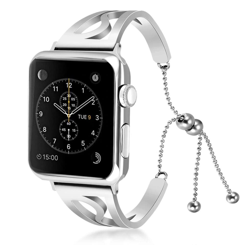 Apple Watch -teräsrannekoru 38 mm Hopea