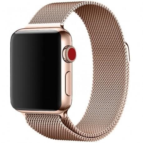 Apple Watch 40mm armbånd Milanese Loop Rose Gold