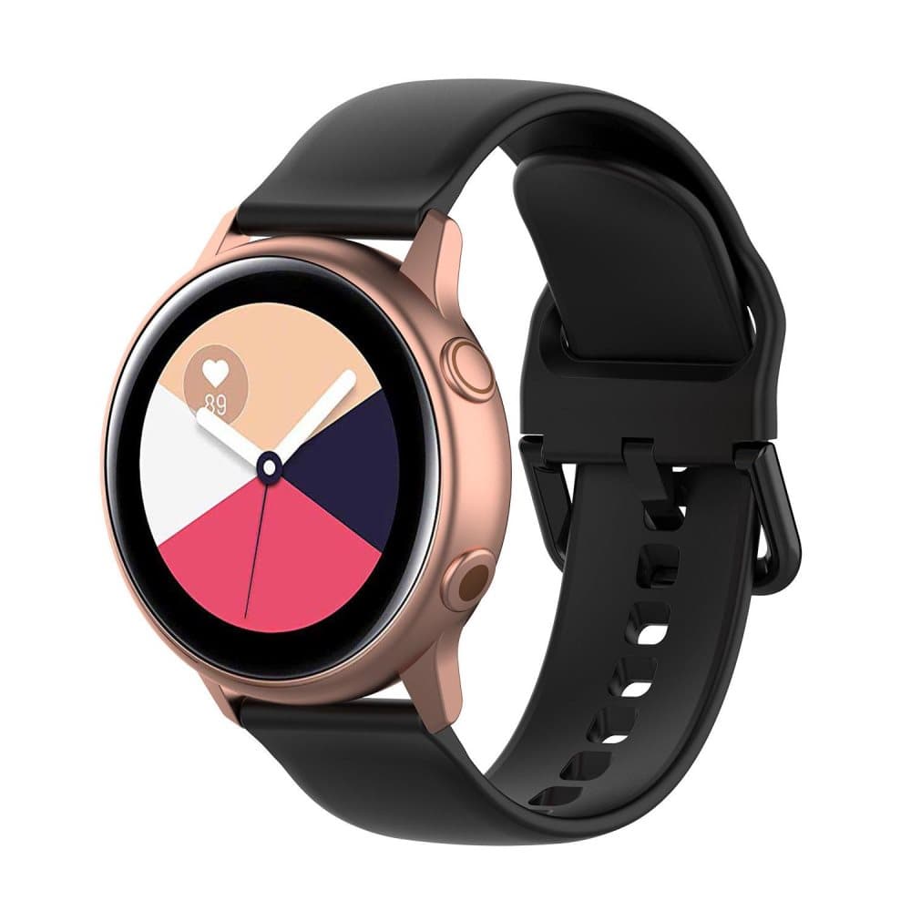 Armbånd til Samsung Galaxy Watch 42mm - svart (L)
