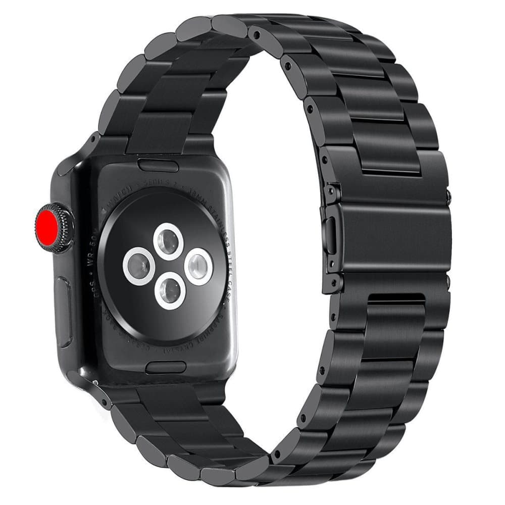 Apple Watch armband 42 mm rostfritt stål - svart