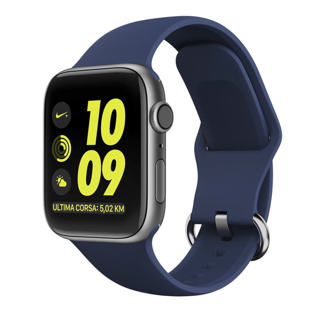 Apple Watch armbånd silikone 38/40 - Mørkeblå
