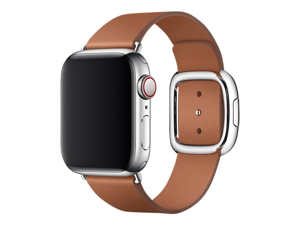 Apple 40mm Modern Buckle - Klokkestropp for smart armbåndsur - Stor størrelse - salbrun - for Watch (38 mm, 40 mm)