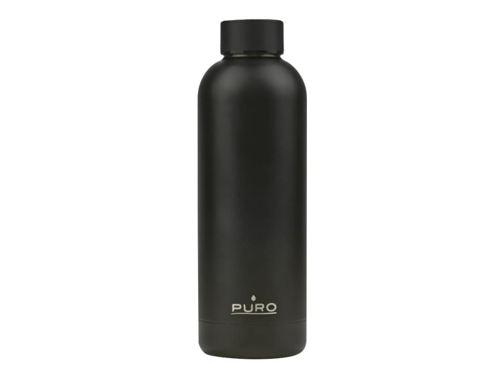 Puro Hot&Cold - Termoflaske - Størrelse 7.5 cm diameter - Høyde 22.5 cm - 500 ml - matt svart