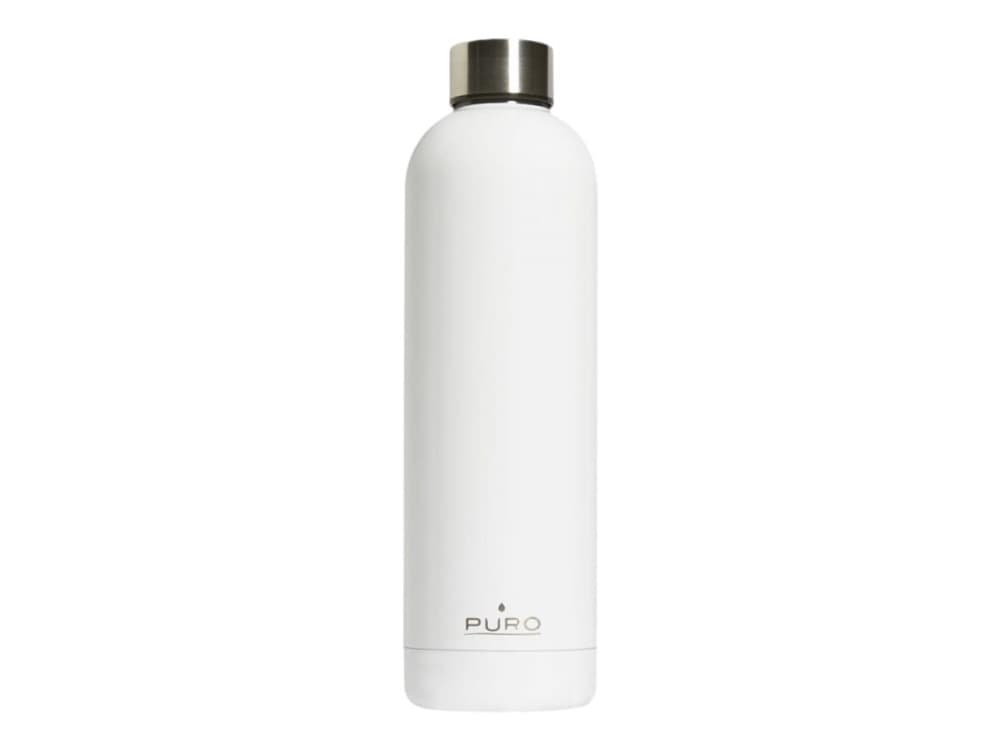 Puro Hot&Cold - Termoflaske - Størrelse 7.5 cm diameter - Høyde 26 cm - 750 ml - glanshvit