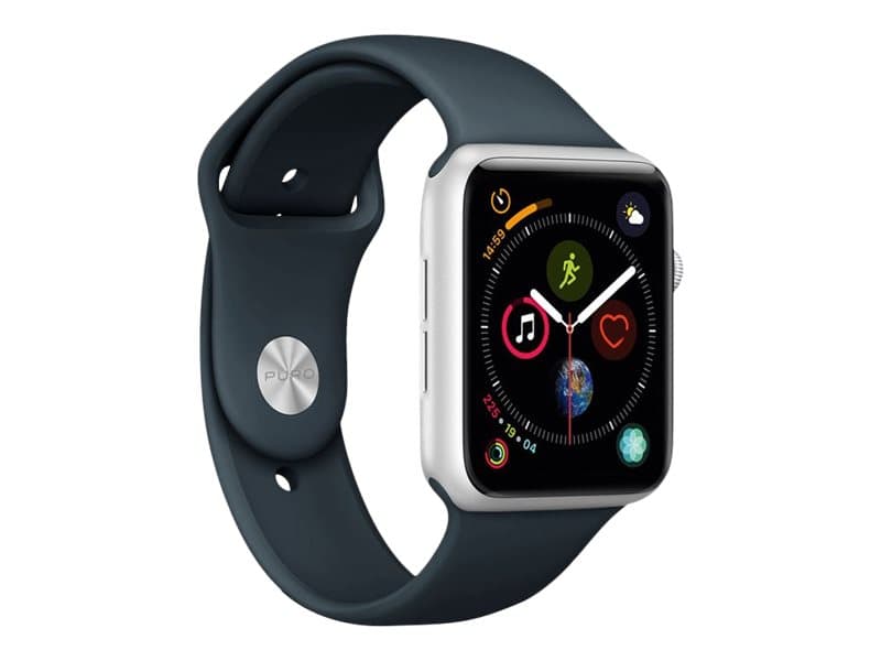 Puro ICON - Klokkestropp for smart armbåndsur - størrelse S/M og M/L - marineblå - for Apple Watch (42 mm, 44 mm)