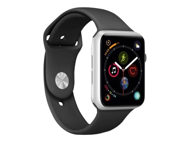 Puro ICON - Klokkestropp for smart armbåndsur - størrelse S/M og M/L - svart - for Apple Watch (42 mm, 44 mm)