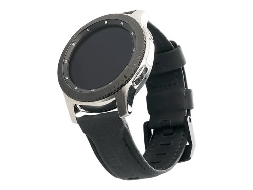 Bild av UAG Galaxy Watch Band 46mm - Leather Black - KlocKräm för smart klocka - 152 - 210 mm - svart - för Samsung Galaxy Watch (46 mm)