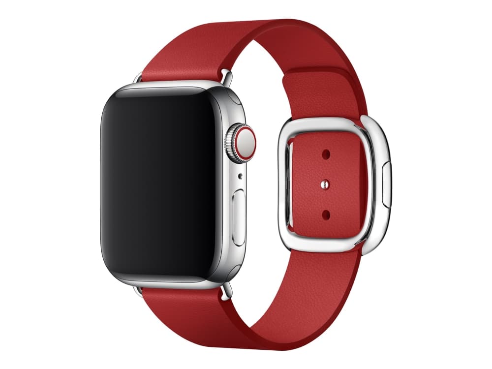 Apple 40mm Modern Buckle - (PRODUCT) RED - klokkestropp for smart armbåndsur - Medium størrelse - rubin - for Watch (38 mm, 40 mm)