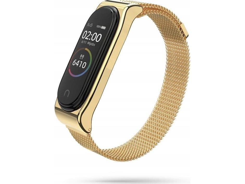 Tech-Protect TECH-PROTECT MILANESEBAND XIAOMI MI BAND 3/4 CHAMPAGNE GOLD