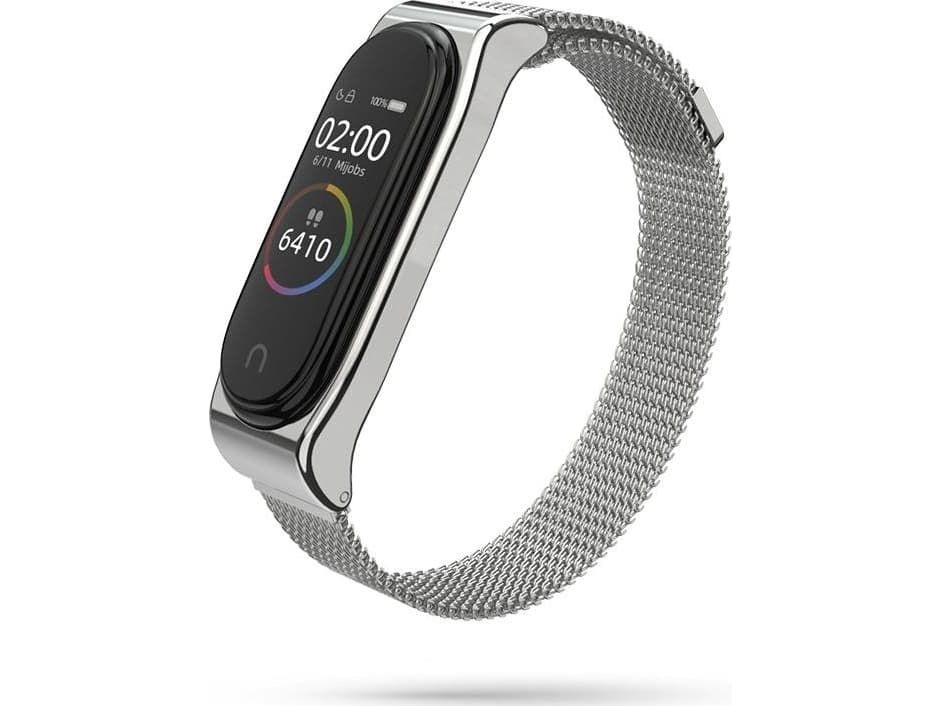 Tech-Protect TECH-PROTECT MILANESEBAND XIAOMI MI BAND 3/4 SILVER