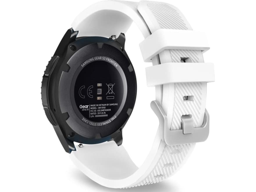 Tech-Protect TECH-PROTECT SMOOTHBAND SAMSUNG GALAXY WATCH 46MM WHITE